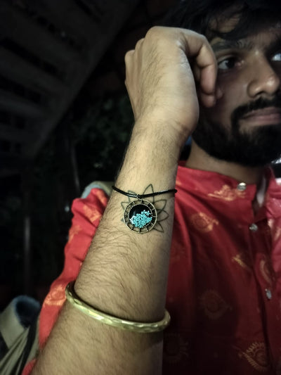 Customer wearing jewelry